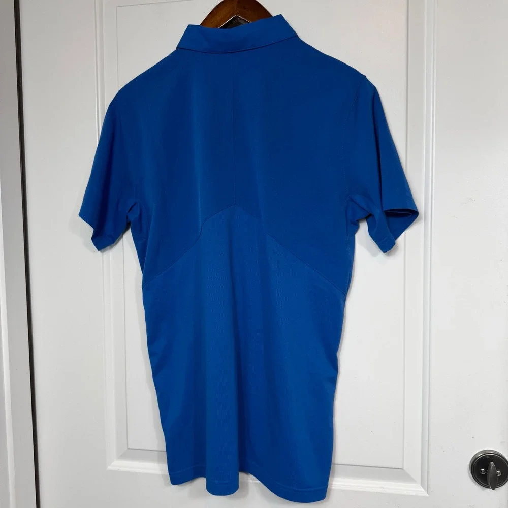 Nike Florida Gators Dri-FIT Polo Shirt Mens Medium Blue Orange 82855X-FG5